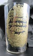 promotional glass for Celebrated Mountain Dew